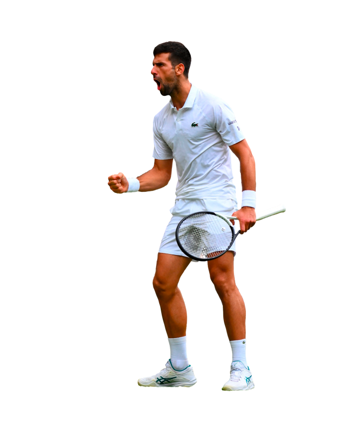 Djokovic Render Imagen PNG Tenis Wimbledon