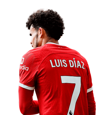 Luis Diaz Render PNG Liverpool Football