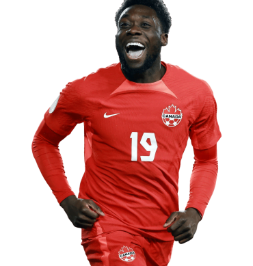 Alphonso Davies Render PNG Canada Free Image