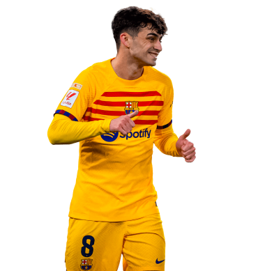 Pedri PNG Barcelona Render Football