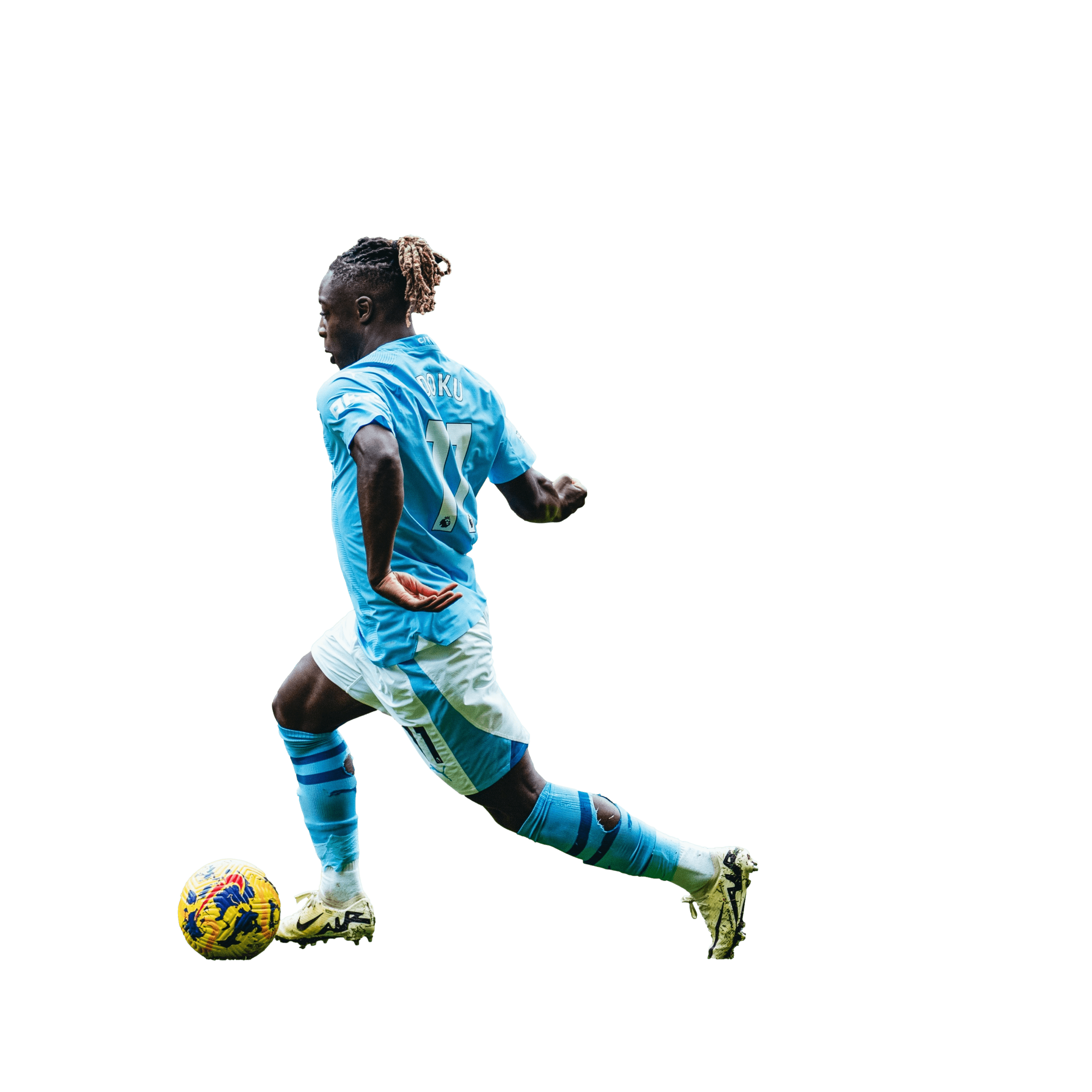 Jeremy Doku PNG City Football Render Image