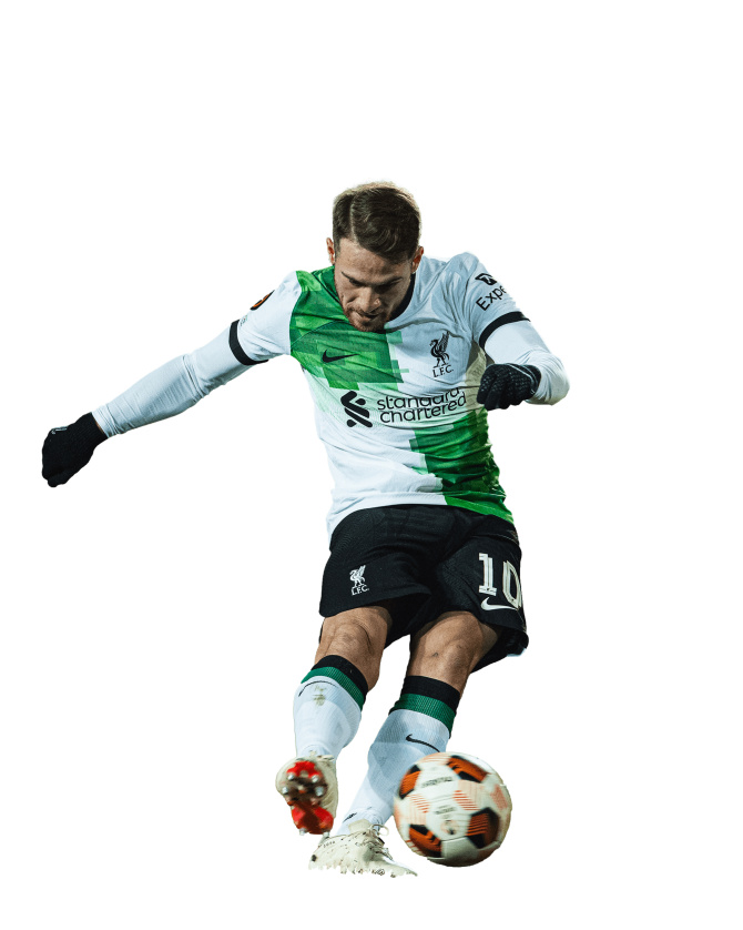 Mac Allister PNG Liverpool Football Render