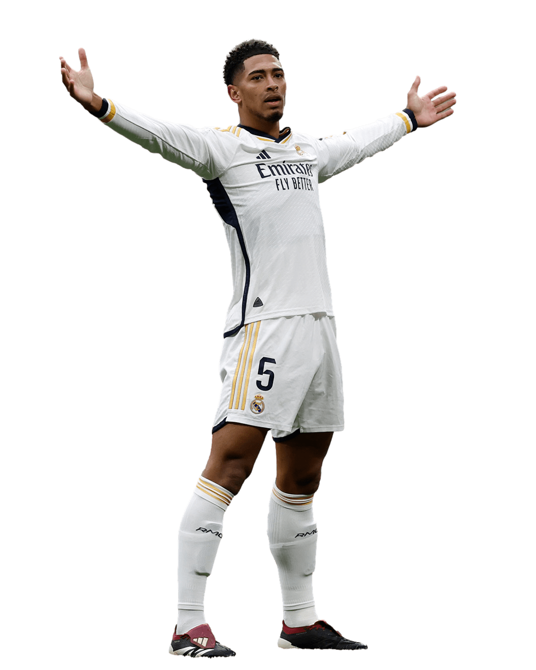 Bellingham Real Madrid PNG Football Render