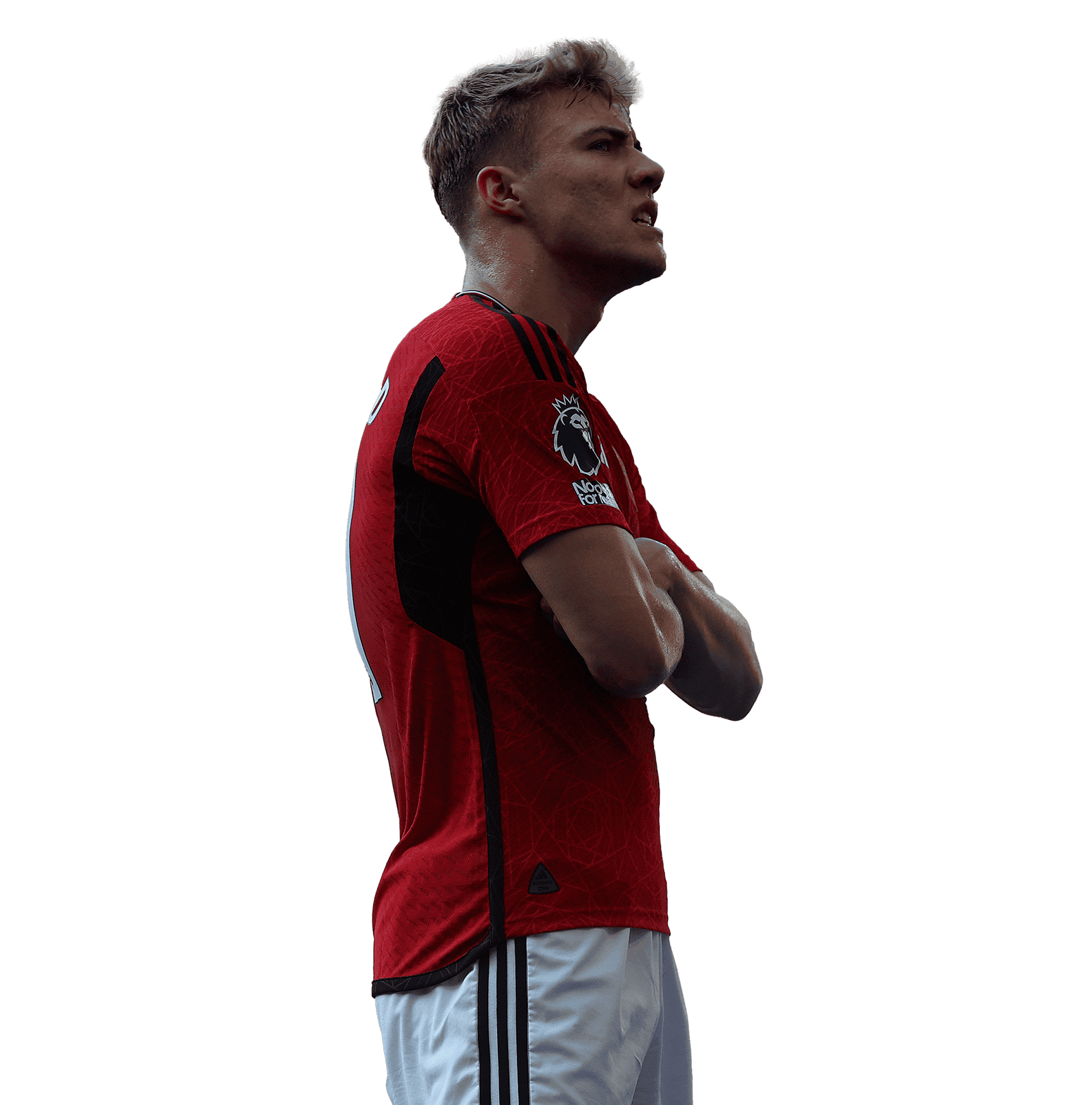 Højlund PNG United Football Render