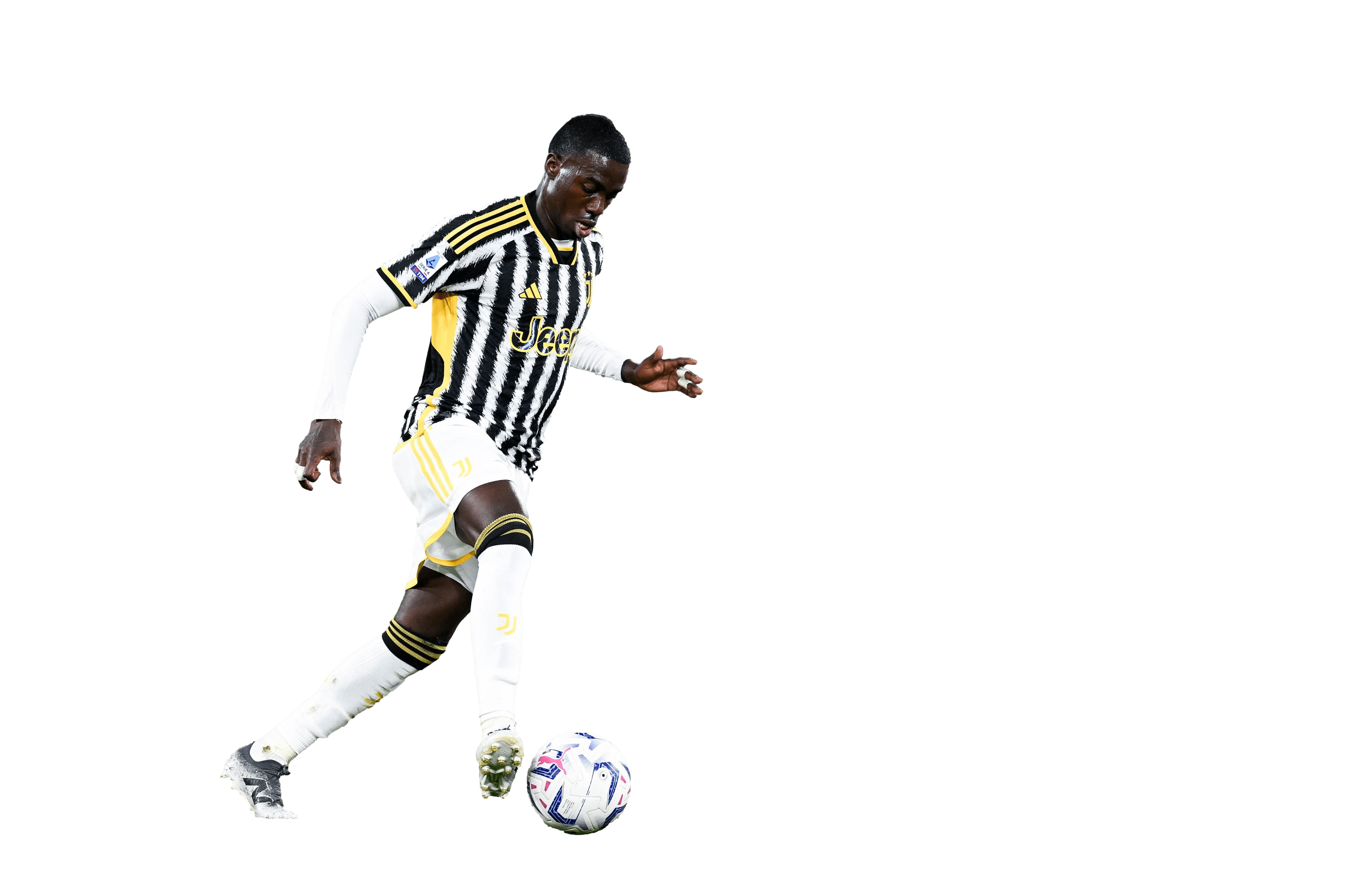 Timothy Weah PNG Juventus Football Render
