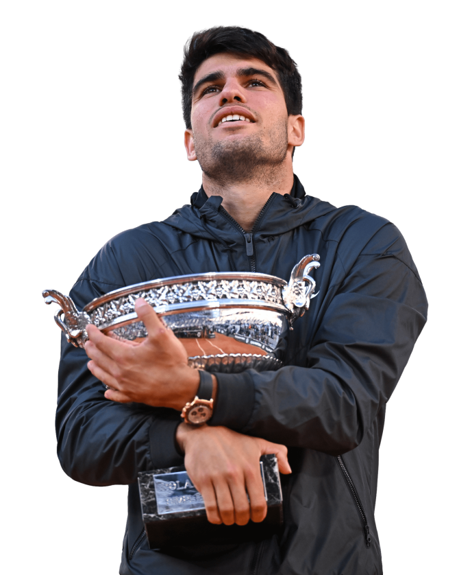 Carlos Alcaraz Tennis Roland Garros PNG Render
