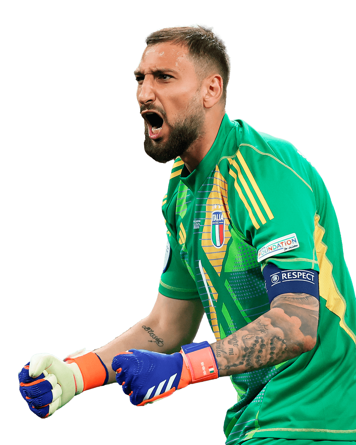 Donnarumma Italy PNG Football Render