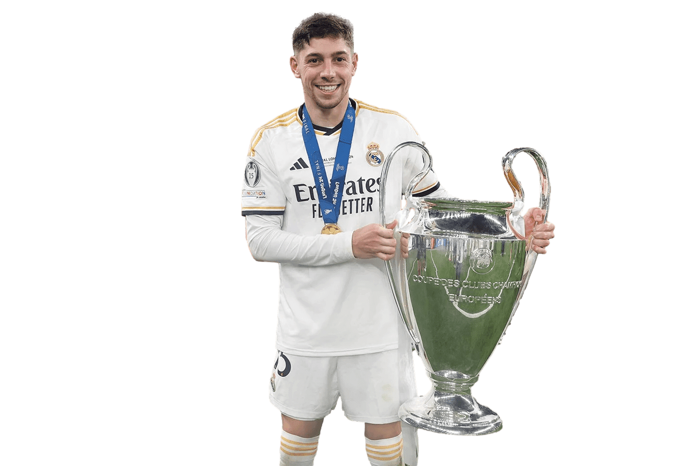 Fede Valverde Champions League Real Madrid. Image PNG Football