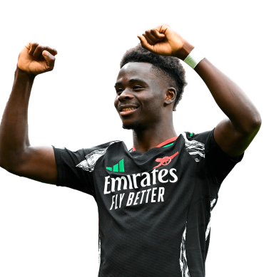 Saka PNG Arsenal Football Render