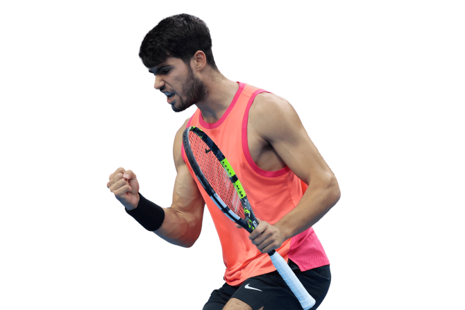 Carlos Alcaraz Tennis PNG Render
