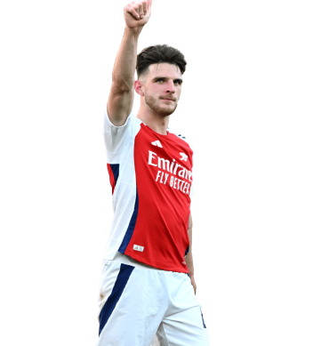 Declan Rice PNG Arsenal Football Render