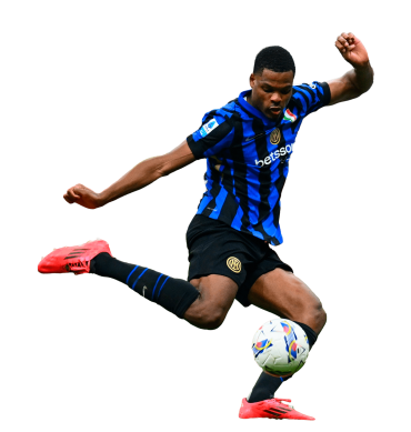 Denzel Dumfries PNG Inter Milan Football Render