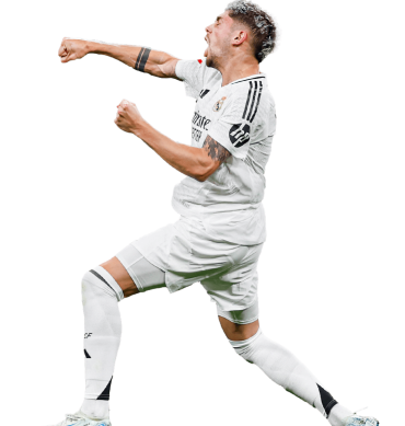 Fede Valverde PNG Madrid Football Render