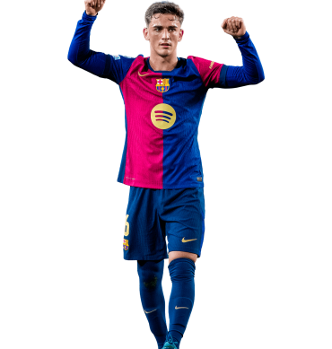 Gavi PNG Barcelona Football Render