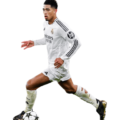 Bellingham PNG Madrid Football Render