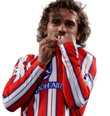 Griezmann PNG Atletico Madrid Football Render