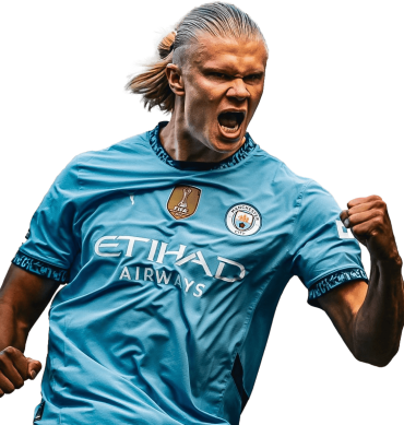 Haaland PNG Manchester City Football Render