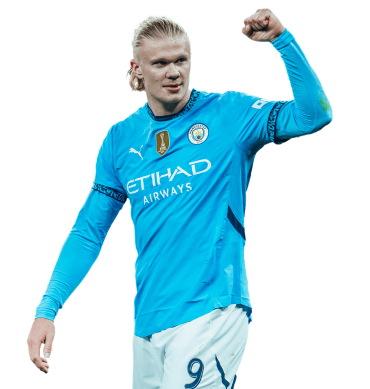 Haaland PNG Manchester City Football Render