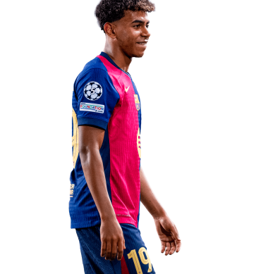 Lamine Yamal PNG Barcelona Football Render