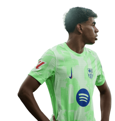 Lamine Yamal PNG Barcelona Football Render