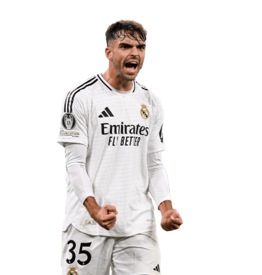 Raul Asencio PNG Real Madrid Render Football