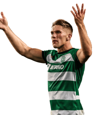 Viktor Gyokeres PNG Sporting Lisboa Football Render