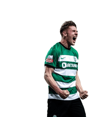Viktor Gyokeres PNG Sporting Lisboa Football Render