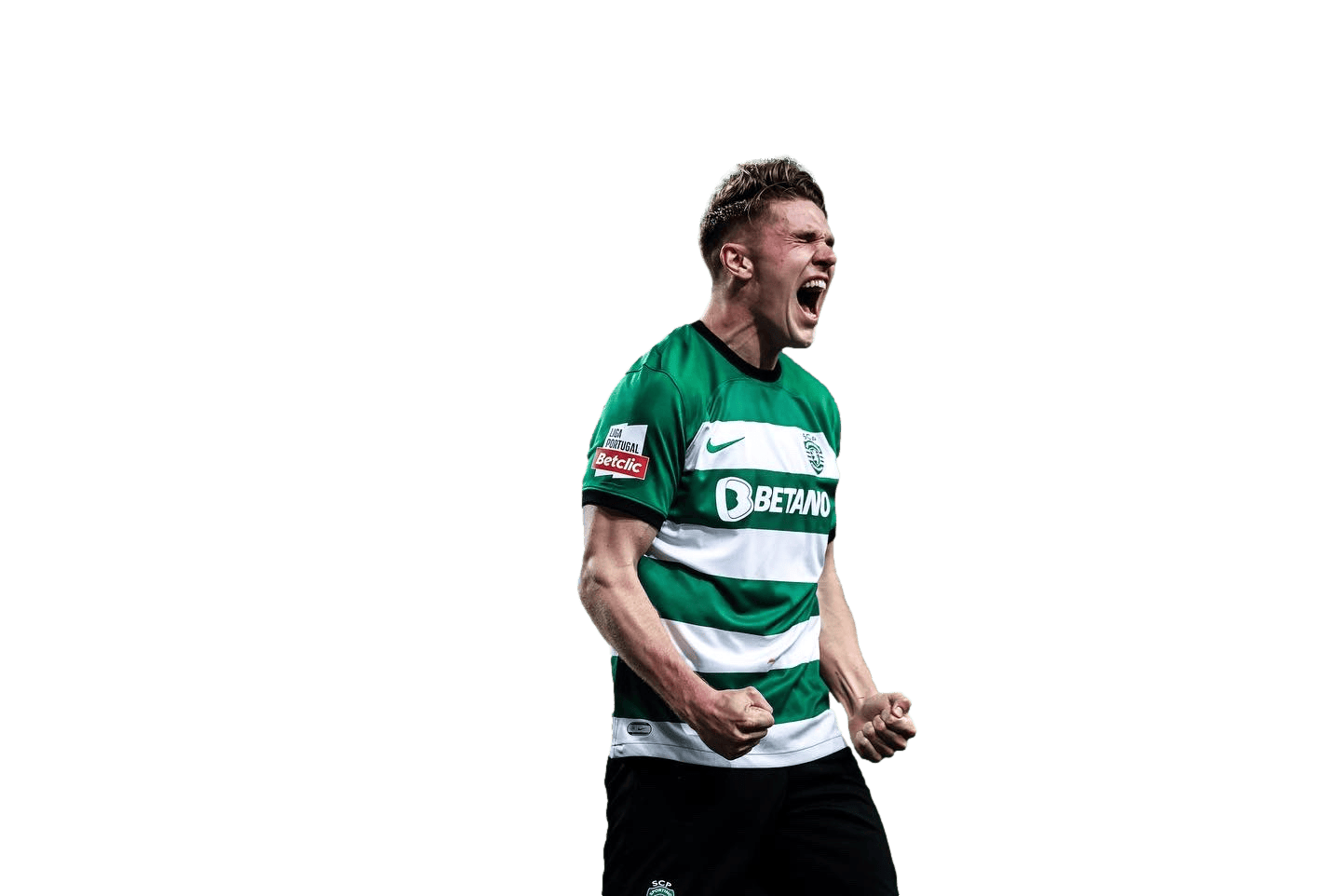 Viktor Gyokeres PNG Sporting Lisboa Football Render