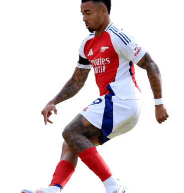Gabriel Jesus PNG Arsenal Football render