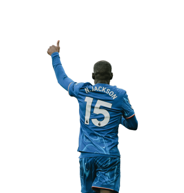 Nicolas Jackson Chelsea PNG Football Render