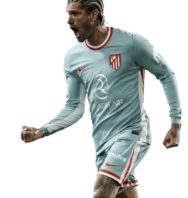 Rodrigo de Paul PNG Atletico Madrid Football Render