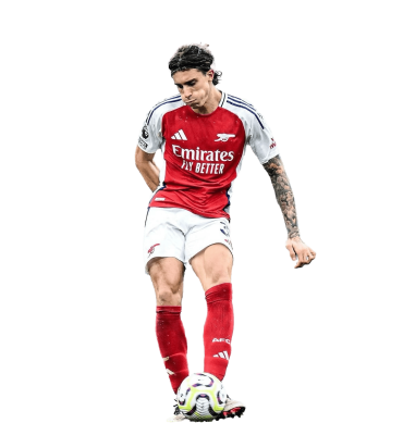 Calafiori Arsenal PNG Football Render