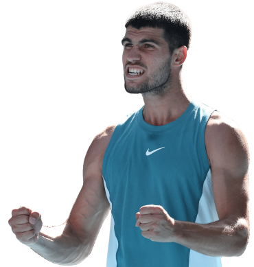 Carlos Alcaraz Tennis PNG Render