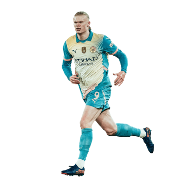 Haaland PNG Manchester City Football Render