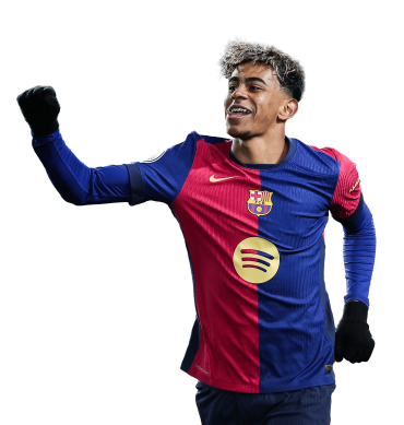 Lamine Yamal PNG Barcelona Football Render