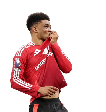 Amad Diallo PNG United Football Render