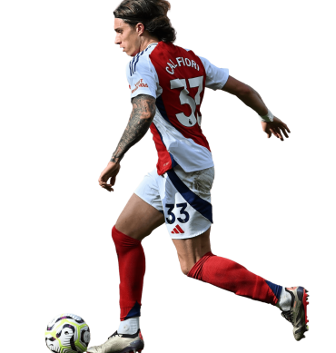 Calafiori Arsenal PNG Football Render