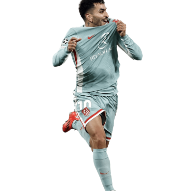 Correa PNG Atletico Madrid Football Render