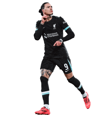 Darwin Nuñez PNG Liverpool Football Render