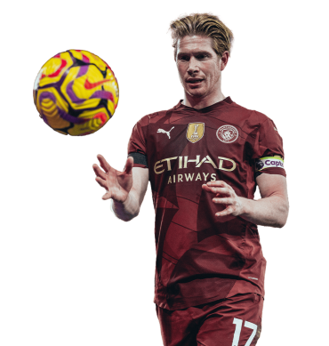 Kevin De Bruyne Manchester City PNG Football Render