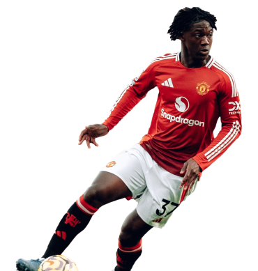 Kobbie Mainoo PNG United Football Render