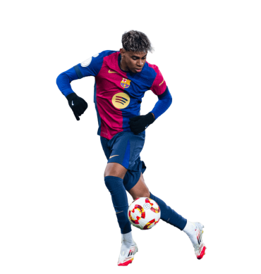 Lamine Yamal PNG Barcelona Football Render