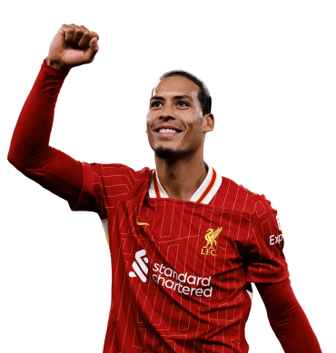Virgil van Dijk PNG Liverpool Football Render