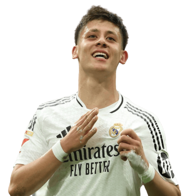 Arda Guler PNG Real Madrid Render Football. Goal
