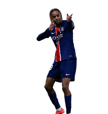 Barcola PNG Paris Saint Germain Football Render