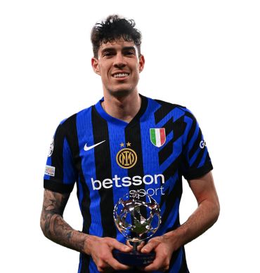Alessandro Bastoni PNG Inter Milan Football Render
