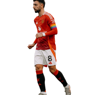 Bruno Fernandes PNG United Football Render