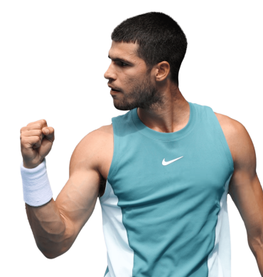 Carlos Alcaraz Tennis PNG Render