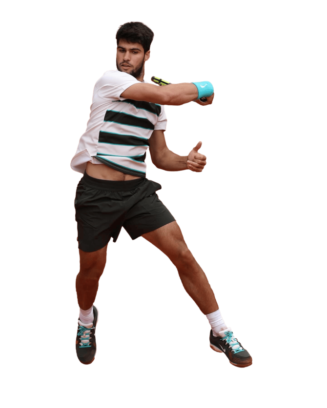 Carlos Alcaraz Tennis PNG Render. Drive