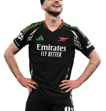 Declan Rice PNG Arsenal Football Render